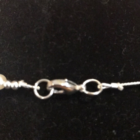 Sterling Silver and pearl necklace - Picture 5 of 5